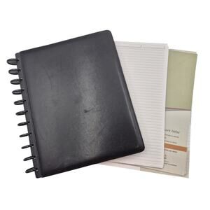 Levenger Customizable Notebook Planner System with Refill Sheets UNUSED
